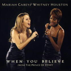 Mariah Carey / Whitney Houston When You Believe (From The Prince Of Egypt) USED VINYL 12INCH 45 RPM SINGLE STEREO
