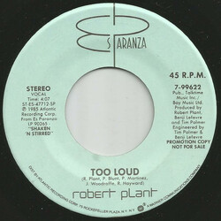 Robert Plant Too Loud USED VINYL 7INCH 45 RPM SINGLE PROMO