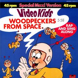 Video Kids Woodpeckers From Space USED VINYL 12INCH 45 RPM MAXI-SINGLE STEREO