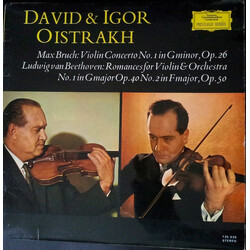 Max Bruch / Ludwig van Beethoven / David Oistrach / Igor Oistrach Violin Concerto No. 1 In G Minor, Op. 26 / Romances For Violin & Orchestra No. 1 In 