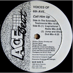 Voices Of 6th Avenue Call Him Up VINYL 12" USED