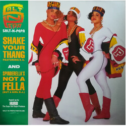 Salt 'N' Pepa Shake Your Thang / Spinderella's Not A Fella (But A Girl D.J.) USED VINYL 12INCH 45 RPM MAXI-SINGLE