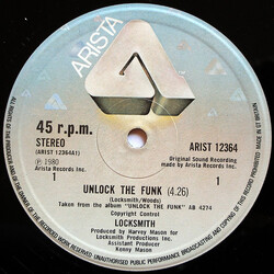 Locksmith Unlock The Funk USED VINYL 12INCH SINGLE 45 RPM