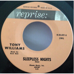 Tony Williams (2) Sleepless Nights USED VINYL 7INCH 45 RPM SINGLE