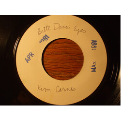 Kim Carnes Bette Davis Eyes USED VINYL 7INCH 45 RPM SINGLE WHITE LABEL