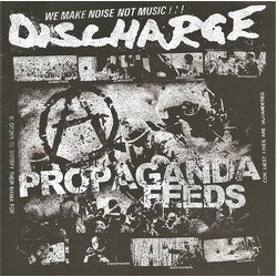Discharge Propaganda Feeds USED VINYL 7INCH 45 RPM SINGLE