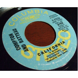 Compton & Batteau California USED VINYL 7INCH 45 RPM SINGLE PROMO STEREO MONO