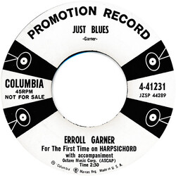Erroll Garner Just Blues / I Can't Get Started USED VINYL 7INCH 45 RPM PROMO