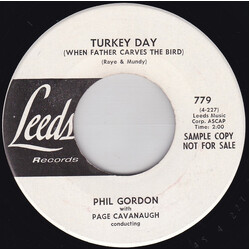 Phil Gordon Turkey Day (When Father Carves The Bird) / That OIe Devil Called Love USED VINYL 7INCH 45 RPM SINGLE PROMO
