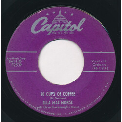 Ella Mae Morse 40 Cups Of Coffee / Oh! You Crazy Moon USED VINYL 7INCH 45 RPM
