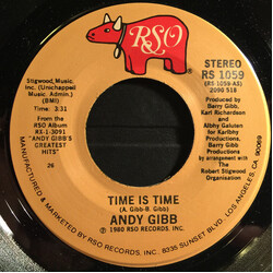 Andy Gibb Time Is Time USED VINYL 7INCH 45 RPM SINGLE