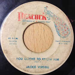 Jackie Verdell You Ought To Know Him / Bye Bye Blackbird USED VINYL 7INCH 45 RPM