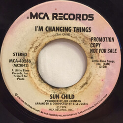 Sun Child (2) Welcome To The World Of Love / I'm Changing Things USED VINYL 7INCH 45 RPM SINGLE PROMO