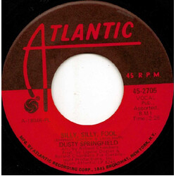Dusty Springfield Silly, Silly Fool Vinyl 7" USED