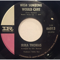Irma Thomas Wish Someone Would Care / Break-A-Way USED VINYL 7INCH 45 RPM