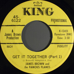 James Brown & The Famous Flames Get It Together USED VINYL 7INCH 45 RPM PROMO