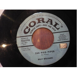Billy Williams (5) The Pied Piper / Butterfly USED VINYL 7INCH 45 RPM SINGLE PROMO