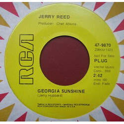 Jerry Reed Georgia Sunshine USED VINYL 7INCH 45 RPM SINGLE PROMO