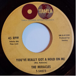 The Miracles You've Really Got A Hold On Me USED VINYL 7INCH 45 RPM SINGLE