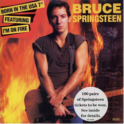 Bruce Springsteen Born In The USA / I'm On Fire USED VINYL 7INCH 45 RPM SINGLE