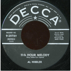 Al Hibbler 11th Hour Melody USED VINYL 7INCH 45 RPM SINGLE