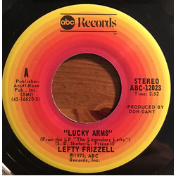 Lefty Frizzell Lucky Arms / If She Just Helps Me Get Over You Vinyl 7" USED