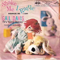 Gail Davis / Ernie Felice And His Orchestra / The Jack Halloran Singers Shake Me I Rattle (Squeeze Me I Cry) USED VINYL 7INCH 45 RPM