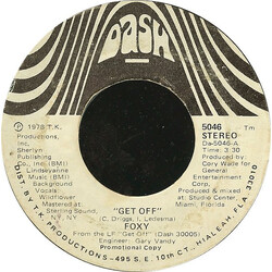 Foxy Get Off VINYL 7" USED