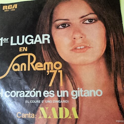 Nada (8) 1er Lugar En San Remo '71 USED VINYL 7INCH 45 RPM EP