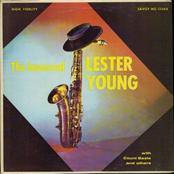 Lester Young / Count Basie The Immortal Lester Young Vinyl LP USED