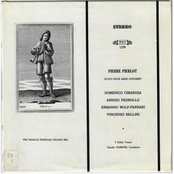 Pierre Pierlot / I Solisti Veneti / Claudio Scimone / Domenico Cimarosa / Arrigo Pedrollo / Ermanno Wolf-Ferrari / Vincenzo Bellini Pierre Pierlot Pla