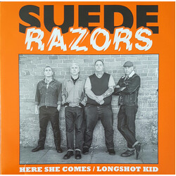 Suede Razors Here She Comes / Longshot Kid USED VINYL 7INCH 45 RPM REPRESS