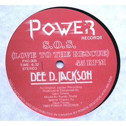 Dee D. Jackson S.O.S. (Love To The Rescue) USED VINYL 12INCH 45 RPM
