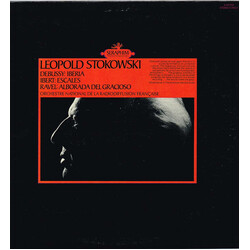 Leopold Stokowski / Orchestre National De La R.T.F. Debussy: Iberia / Ibert: Escales / Ravel: Alborada Del Gracioso Vinyl LP USED