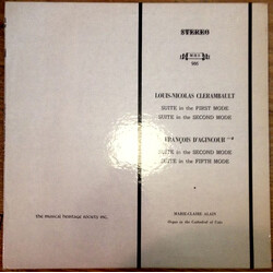 Louis-Nicolas Clérambault / François D'Agincour / Marie-Claire Alain Suite In The First Mode, Suite In The Second Mode / Suite In The Second Mode, Sui