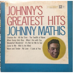Johnny Mathis Johnny's Greatest Hits Vinyl LP USED