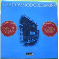 Don Byas / Slam Stewart / Teddy Wilson / Flip Phillips Town Hall Concert Vol. 3 Vinyl LP USED