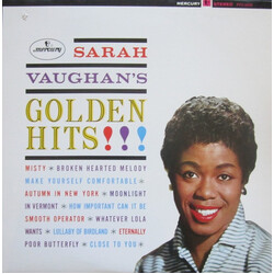 Sarah Vaughan Sarah Vaughan's Golden Hits Vinyl LP USED