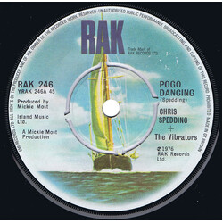 Chris Spedding / The Vibrators Pogo Dancing USED VINYL 7INCH 45 RPM SINGLE