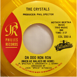 The Crystals Da Doo Ron Ron (When He Walked Me Home) / All Grown Up USED VINYL 7INCH 45 RPM SINGLE MONO