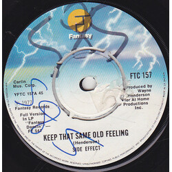 Side Effect Keep That Same Old Feeling USED VINYL 7INCH SINGLE