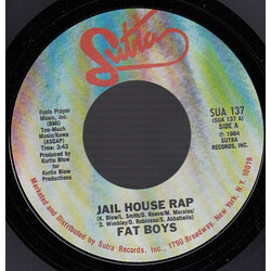 Fat Boys Jail House Rap / Stick 'Em VINYL 7" USED