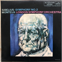 Jean Sibelius / Pierre Monteux / London Symphony Orchestra Symphony No. 2 Vinyl LP USED