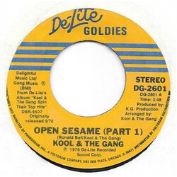 Kool & The Gang Open Sesame (Part I) / Open Sesame (Part II) USED VINYL 7INCH 45 RPM SINGLE REISSUE