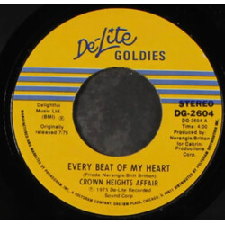 Crown Heights Affair Every Beat Of My Heart / Foxy Lady USED VINYL 7INCH 45 RPM SINGLE STEREO