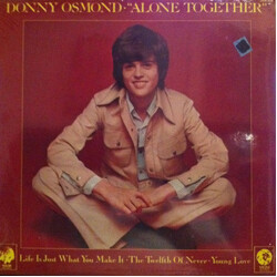 Donny Osmond Alone Together Vinyl LP USED