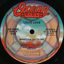 Louis Love (2) Whatcha Do To Me USED VINYL 12INCH