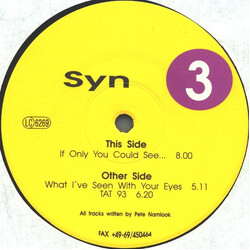 Syn Syn 3 USED VINYL 12INCH LIMITED EDITION
