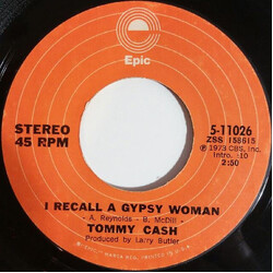 Tommy Cash I Recall A Gypsy Woman USED VINYL 7INCH SINGLE STYRENE