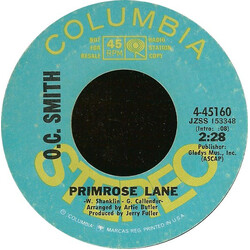 OC Smith Primrose Lane USED VINYL 7INCH 45 RPM SINGLE PROMO STYRENE STEREO